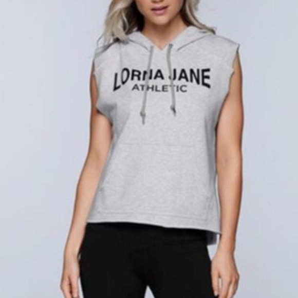 LIKE NEW! Lorna Jane Athletic Sleeveless Hoodie - Picture 2 of 16